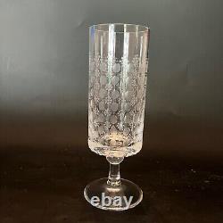 10 ROSENTHAL ROMANCE PATTERN CRYSTAL STEMMED WINE GLASSES, 5.75 in, vintage