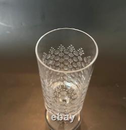 10 ROSENTHAL ROMANCE PATTERN CRYSTAL STEMMED WINE GLASSES, 5.75 in, vintage