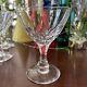 10 Vintage Glastonbury Lotus Holiday Wine Water Glass Vertical Cut Blown Lot Set