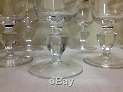 10 Vintage Tiffin Franciscan Minton Gold Rim Wine Glasses