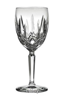 10 Vintage WATERFORD KILDARE Irish Crystal CLARET WINE GLASSES Stemware OLD MARK