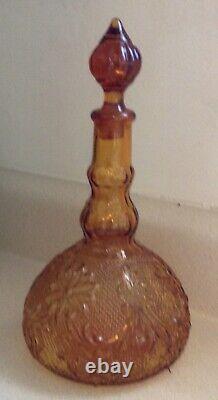 10 pic VINTAGE AMBER WINE SET