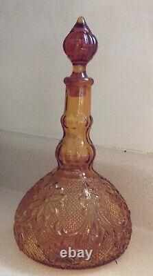 10 pic VINTAGE AMBER WINE SET