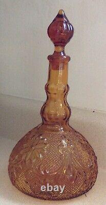 10 pic VINTAGE AMBER WINE SET