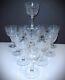 11 Vintage Fostoria Crystal Bouquet 6 1/4 Water Goblet Lg Wine Glass Stem 6033