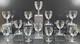 12 Fostoria Contour Clear Wine Glasses Set Vintage Elegant Curved Stems MCM Lot
