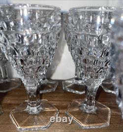 12 Fostoria MCM Sherry Glasses CORDIAL Glasses Wine CLEAR Glasses Vintage