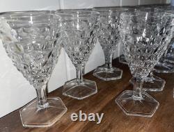 12 Fostoria MCM Sherry Glasses CORDIAL Glasses Wine CLEAR Glasses Vintage