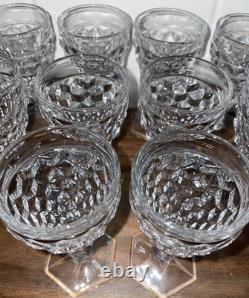 12 Fostoria MCM Sherry Glasses CORDIAL Glasses Wine CLEAR Glasses Vintage