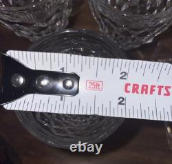 12 Fostoria MCM Sherry Glasses CORDIAL Glasses Wine CLEAR Glasses Vintage