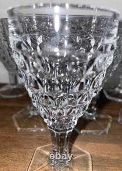 12 Fostoria MCM Sherry Glasses CORDIAL Glasses Wine CLEAR Glasses Vintage