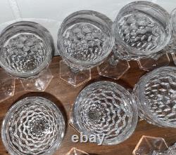 12 Fostoria MCM Sherry Glasses CORDIAL Glasses Wine CLEAR Glasses Vintage