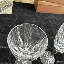 12 MIKASA Cut Lead Crystal Red Wine Glasses Service For 8 Or 10