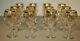 12 Vintage Authentic Italian Venetian Murano 24k Gold Gilt Wine Goblets