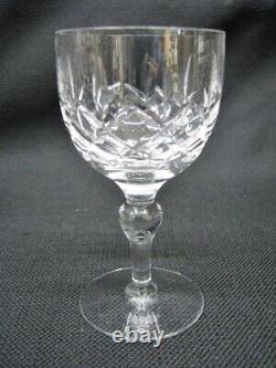 12 Vintage Stuart Regent Cut Crystal Claret Wine Glasses England Mint
