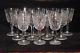 12 Vintage Waterford Lismore Claret Wine Glasses 5 7/8'' Made In Ireland