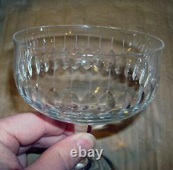 12 Vntg Noritake Japan Crystal Clear Glass ECHO 4 ¼ Footed Sherbet Wine Goblets