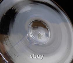 12 Waterford Kerry Crystal Wine Hock Goblets Glasses Signed Vintage 7-3/8 Tall