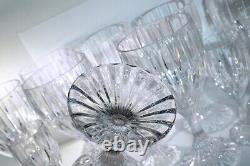 12 pieces Elegant Crystal Wine Glasses & Mug Vintage Massena Style