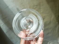 12 vintage crystal champagne/wine glasses, not signed Kosta Boda KOS 4 cut