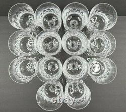 14 Kosta Boda Prince Wine Glasses Set Vintage 5 3/8 Clear Cut Crystal Sweden