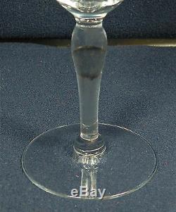 14-pcs Of Cut/acid Etched Crystal Orchid Pattern Stemware (6-wines & 8-waters)