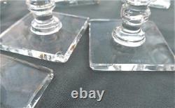 15 Vintage Hawkes St. George Hand Cut Square Base Wine Glasses 4.75