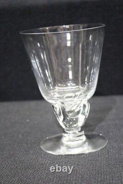 15pc Vintage Fostoria CHALICE Clear Short Stem 6059 Water/Wine/Champagne Glasses