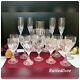 16 Mikasa Park Lane Glasses Vertical Designed Bowl Water, wine, champ, ice tea