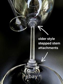 (177) 5 RARE Vintage Riedel Handblown Pinot Nebbiolo Burgundy Glasses