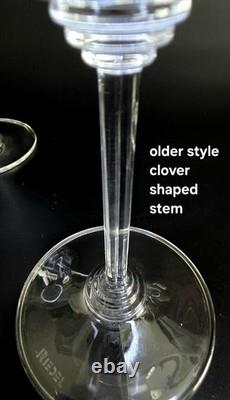 (177) 5 RARE Vintage Riedel Handblown Pinot Nebbiolo Burgundy Glasses