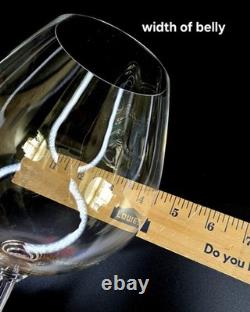 (177) 5 RARE Vintage Riedel Handblown Pinot Nebbiolo Burgundy Glasses