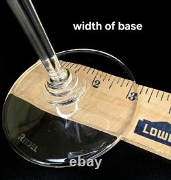 (177) 5 RARE Vintage Riedel Handblown Pinot Nebbiolo Burgundy Glasses