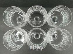 18 Moser Crystal Wine Sherbet Glasses Set Vintage Clear Bohemian Barware RARE