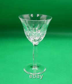 18 Vintage 1954 Leaded Crystal Wine Glass Cut Glass Goblet New Unused