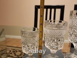18 Vintage Anchor Hocking Wexford Stemmed Water, Wine and Shot Glasses
