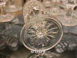 18 Vintage Anchor Hocking Wexford Stemmed Water, Wine and Shot Glasses