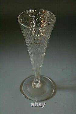 18th Century Belgian Liege Glass Flute