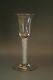 18th Century Glass With Double Series Opaque Twist Stem