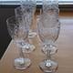 1940's EXQUISITE BEAUTIFUL American Crystal Stemware ROCK SHARPE Wine Glasses