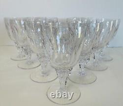 1950s Royal Leerdam Queen Juliana Glass Wine Stems-Set of 12