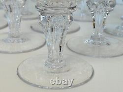 1950s Royal Leerdam Queen Juliana Glass Wine Stems-Set of 12