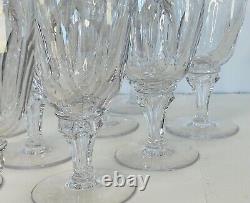 1950s Royal Leerdam Queen Juliana Glass Wine Stems-Set of 12