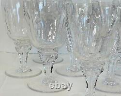 1950s Royal Leerdam Queen Juliana Glass Wine Stems-Set of 12