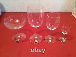 1960s 30 Piece Reizart Crystal Pasco Bavaria Germany Wine Champagne Cordials