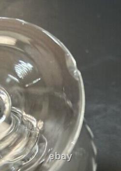 20 VTG Laurel Wreath Cut Crystal Glasses 7 Cordial/Wine, 7 Dessert, 6 Goblet