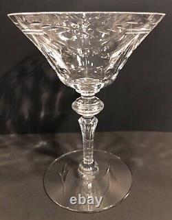 20pcs, SENECA, Vintage Cut Crystal Glass Dinning Glasses