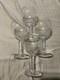 21 Club Nyc Vintage Rare Set Of (4) Crystal Wine Glasses Circa 1950