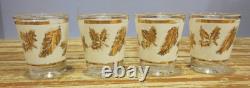 21 Libbey Golden Foliage Glasses Pilsner, Cordial, Shaker, Shot Glass, Wine