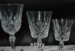 22 Vtg Crystal D'Arques-Durand Chantilly Taille Beaugency Stemware Wine Water